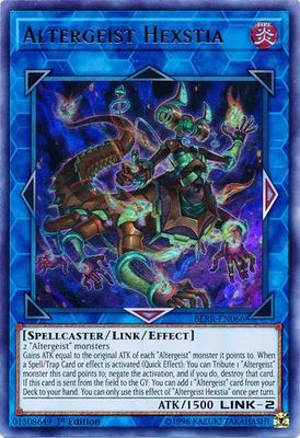 Altergeist Hexstia - BLRR-EN066 - Ultra Rare 1st Edition
Battles of Legend: Relentless Revenge Singles