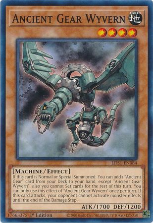 Ancient Gear Wyvern - LDS1-EN084 - Common 1st Edition
Legendary Duelists: Season 1 [LDS1] 1st Edition Singles