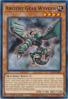 Ancient Gear Wyvern - LDS1-EN084 - Common 1st Edition
Legendary Duelists: Season 1 [LDS1] 1st Edition Singles