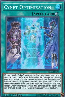 Cynet Optimization - FIGA-EN041 - Super Rare 1st Edition Fists of the Gadgets Singles
