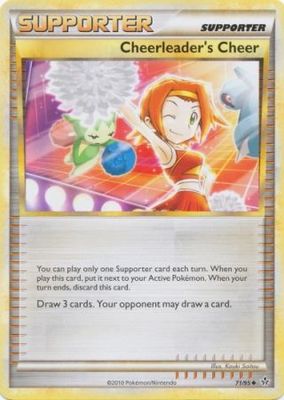 Cheerleader&#39;s Cheer - 71/95 - Uncommon HGSS - Unleashed Singles
