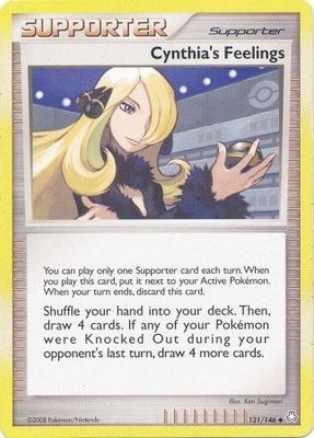 Cynthia&#39;s Feelings - 131/146 - Uncommon Diamond &amp; Pearl: Legends Awakened Singles