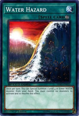 Water Hazard - SBAD-EN033 - Common 1st Edition Speed Duel: Attack from the Deep Singles