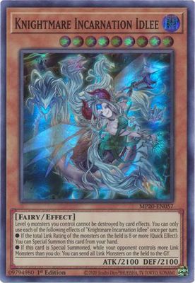 Knightmare Incarnation Idlee - MP20-EN057 - Super Rare 1st Edition 2020 Mega-Tin: Lost Memories 1st Edition Singles