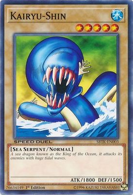 Kairyu-Shin - SBTK-EN003 - Common 1st Edition
Speed Duel: Trials of the Kingdom Singles