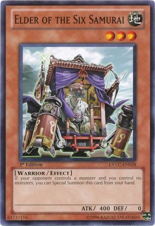 Elder of the Six Samurai - EXVC-EN028 - Common 1st Edition Extreme Victory 1st Edition Singles