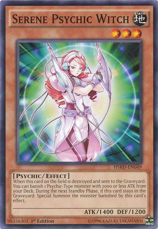 Serene Psychic Witch - HSRD-EN049 - Common 1st Edition High-Speed Riders 1st Edition Singles