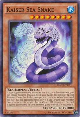 Kaiser Sea Snake - MACR-EN091 - Common Unlimited Maximum Crisis Unlimited Singles