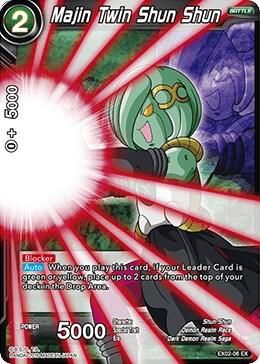 Majin Twin Shun Shun (Foil) - Expansion Deck Box Set 02: Dark Demon&#39;s Villains (DBS-BE02)
Expansion Deck Box Set 02: Dark Demon&#39;s Villains Foil