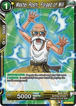 Master Roshi, Forged of Will - Tournament of Power (DBS-TB01) Tournament of Power