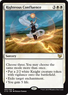 Righteous Confluence 007/342
Commander 2015 Singles