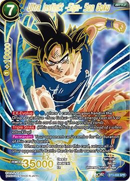 SJ Ultra Instinct -Sign- Son Goku (SPR) - Cross Worlds (DBS-B03)
Cross Worlds Foil