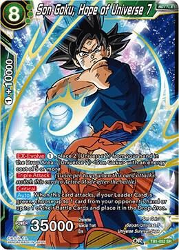 SJ Son Goku, Hope of Universe 7 - Tournament of Power (DBS-TB01)
Tournament of Power Foil