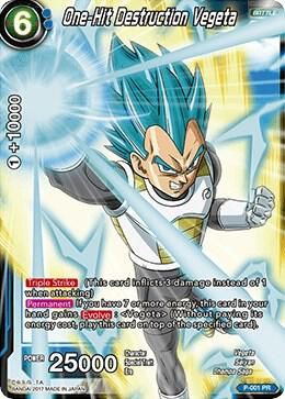 SJ One-Hit Destruction Vegeta - Promotion Cards (PR) Promotion Cards Foil