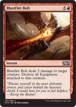 Blastfire Bolt 130/269 - Magic 2015 (M15) Singles
