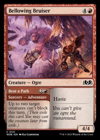 Bellowing Bruiser 0121 Wilds of Eldraine Singles (Español)