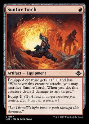 Sunfire Torch 0167 The Lost Caverns of Ixalan Singles