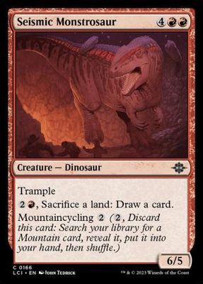 Seismic Monstrosaur 0166 The Lost Caverns of Ixalan Singles (Español)