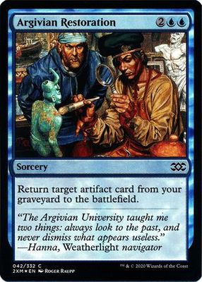 Argivian Restoration 042/332 - Foil
Double Masters Foil Singles