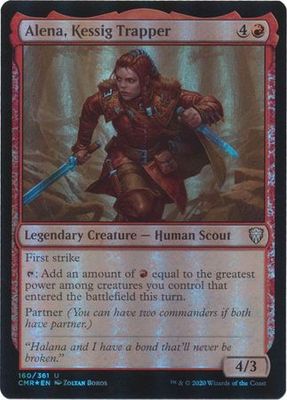Alena, Kessig Trapper 160/361 - Foil
Commander Legends Foil Singles