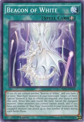 Beacon of White - SHVI-EN060 - Common 1st Edition Shining Victories 1st Edition Singles (Espanol)