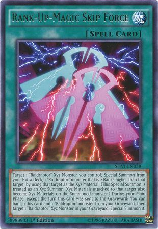 Rank-Up-Magic Skip Force - SHVI-EN058 - Rare 1st Edition Shining Victories 1st Edition Singles (Espanol)