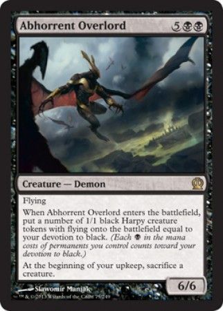 Abhorrent Overlord Theros Singles