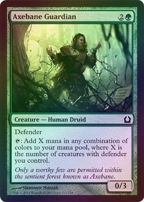 Axebane Guardian - Foil
Return to Ravnica Foil Singles