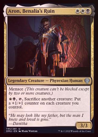 Aron, Benalia&#39;s Ruin 193/281 - Foil Dominaria United Foil Singles