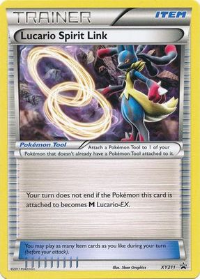 Lucario Spirit Link - XY211 - Promo Pokemon XY Promos