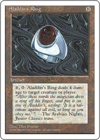 Aladdin&#39;s Ring MTG 4th Edition (Magic Cards) Singles