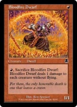 Bloodfire Dwarf 56/143 - Apocalypse Singles