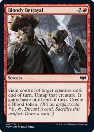 Bloody Betrayal 147/277
Innistrad: Crimson Vow Singles