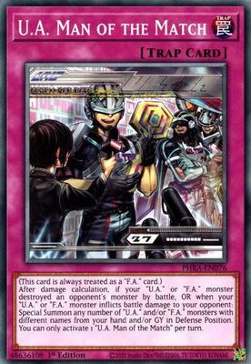 U.A. Man of the Match - PHRA-EN076 - Common 1st Edition Phantom Rage 1st Edition Singles [PHRA] (espanol)
