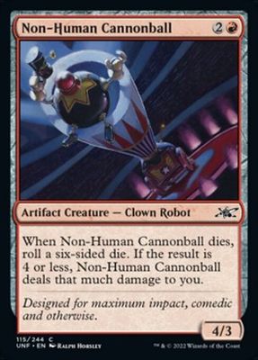 Non-Human Cannonball 115/244 - Unfinity Singles