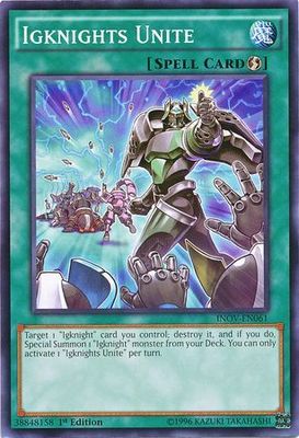 Igknights Unite - INOV-EN061 - Common 1st Edition Invasion Vengeance 1st Edition Singles (Espanol)