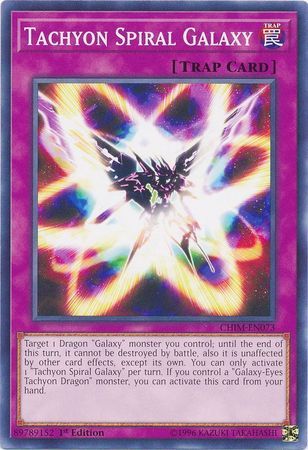 Tachyon Spiral Galaxy - CHIM-EN073 - Common 1st Edition Chaos Impact 1st Edition Singles