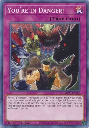 You&#39;re in Danger! - MP20-EN087 - Common 1st Edition 2020 Mega-Tin: Lost Memories 1st Edition Singles