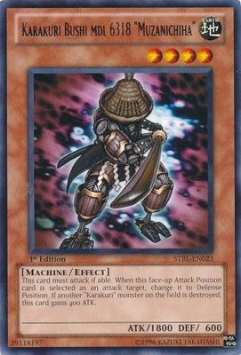 Karakuri Bushi mdl 6318 &quot;Muzanichiha&quot; - STBL-EN023 - Rare 1st Edition
Starstrike Blast 1st Edition Singles
