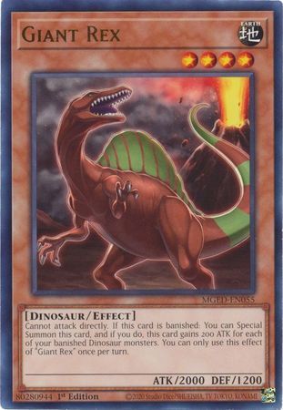 Giant Rex - MGED-EN055 - Rare 1st Edition
Maximum Gold El Dorado 1st Edition Singles