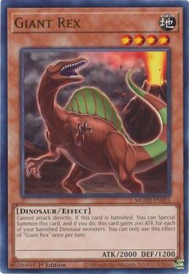 Giant Rex - MGED-EN055 - Rare 1st Edition
Maximum Gold El Dorado 1st Edition Singles