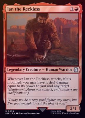Ian the Reckless 0059 - Foil
Universes Beyond: Fallout Collector Booster Foil Singles