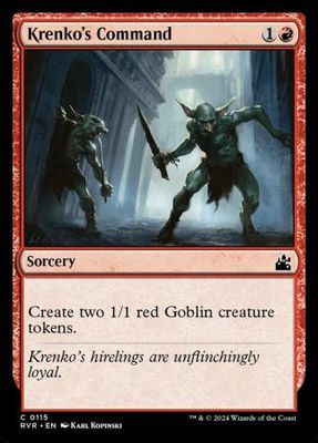 Krenko&#39;s Command 0115
Ravnica Remastered Singles