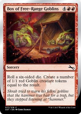 Box of Free-Range Goblins 077/216
Unstable Singles