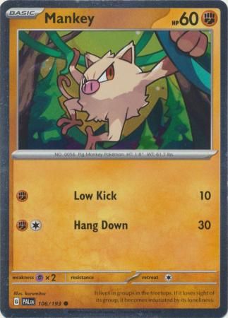 Mankey - 106/193 - Holo Promo Pokemon Promo Cards