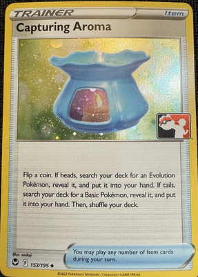 Capturing Aroma - 153/195 - Uncommon
Sword &amp; Shield: Silver Tempest Singles (Español)