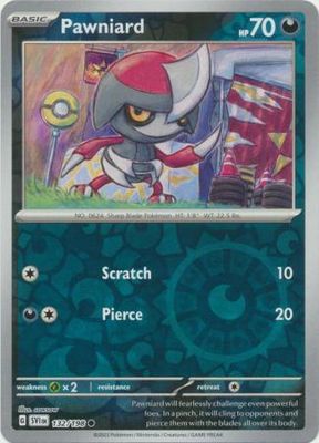 Pawniard - 132/198 - Common Reverse Holo Scarlet &amp; Violet (Base Set) Reverse Holo Singles