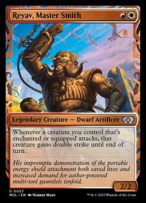 Reyav, Master Smith 0057 Showcase March of the Machine Multiverse Legend Singles
