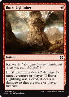 Burst Lightning 109/249 Modern Masters 2015 Singles(Español)
