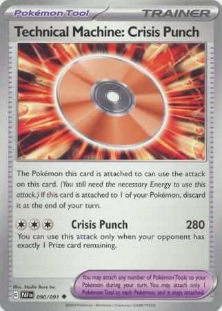 Technical Machine: Crisis Punch - 090/091 - Uncommon Scarlet &amp; Violet: Paldean Fates Singles